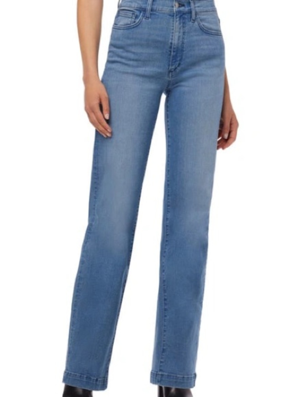 Joe's Jeans Light Blue High-Rise Wide Leg Jeans 30